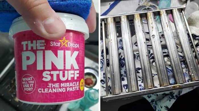 This <a Style="Display:inline;" Href="Https://Www.amazon.com/Pink-Stuff-Miracle-Purpose-Cleaner/Dp/B00du5sriy?ie=utf8&th=1&linkcode=ll1&tag=bpgiraffe-20&linkid=31bf528049ac13984ee22d2c8ea30957&language=en_us&ref_=as_li_ss_tl" Target="_blank"><span Style="Font: Inherit; Color: #d74b1f;"> Star Drops Miracle Cleaning Paste </Span> Is Basically The Avengers Of Cleaning Products— It Assembles, It Scrubs, It Saves The Day, And It Doesn’t Even Need A Cape