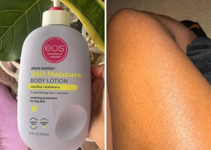 A Show Off Has No Time To Deal With Dry Skin So Always Reach For This <a Style="Display:inline;" Href="Https://Www.amazon.com/Eos-Cashmere-Moisture-Lightweight-Non-Greasy/Dp/B08kt2z93d?ie=utf8&th=1&linkcode=ll1&tag=bppanda-20&linkid=b3cb4119aad3018ee3bcb9a7d7762612&language=en_us&ref_=as_li_ss_tl" Target="_blank"><span Style="Font:inherit;color:#d74b1f;"> Hydrating Shea Butter Lotion </Span> 