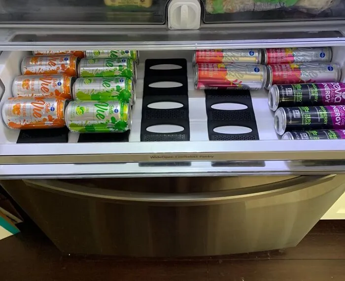 Keep Your Cans In Line With The <a Style="Display:inline;" Href="Https://Www.amazon.com/Webake-Silicone-Organizer-Refrigerator-Countertop/Dp/B07hgxyz95?ie=utf8&th=1&linkcode=ll1&tag=bpcamel-20&linkid=b1d74c7b583eb732679eca4fc02a7a29&language=en_us&ref_=as_li_ss_tl" Target="_blank"><span Style="Font: Inherit; Color: #d74b1f;"> Silicone Can Organizer </Span>, A Handy Helper For A Tidy Fridge Or Pantry. This Space-Saving Solution Makes It Easy To Store Drinks And Canned Goods By Preventing Them From Rolling Around