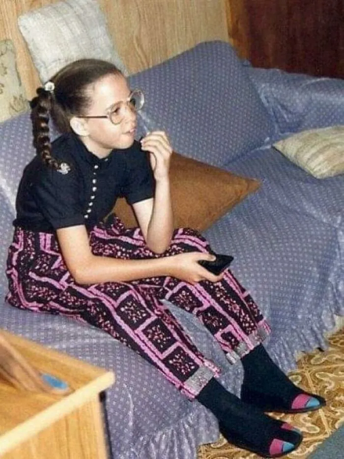 1988 Side Ponytail And Rolled Up Mc Hammer Pants. The Coolest I've Ever Been
