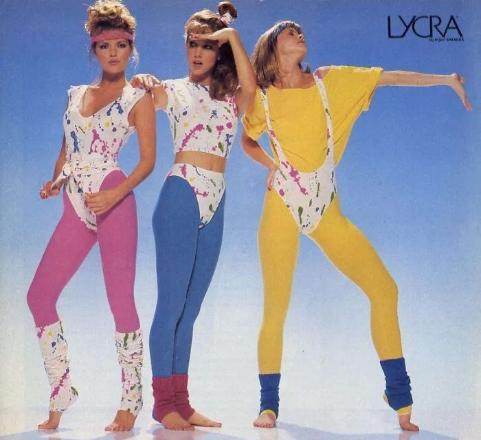 Spandex And Paint Splash Pattern