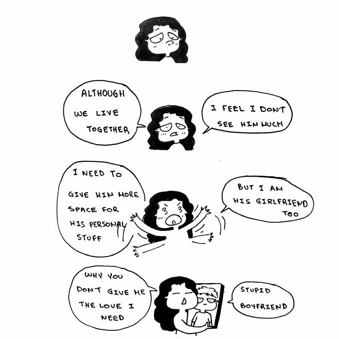 22 Comics That Prove Love Is Equal Parts Sweet And Totally Ridiculous By This Artist