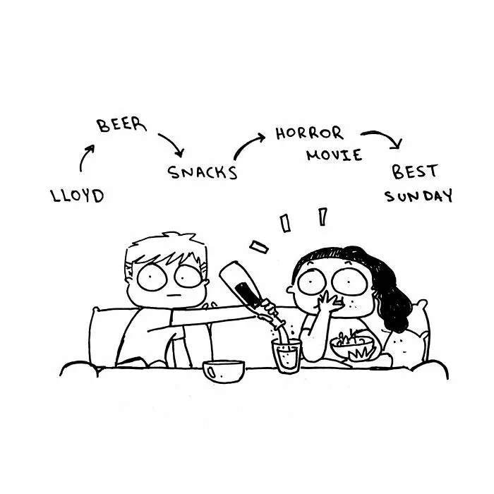 22 Comics That Prove Love Is Equal Parts Sweet And Totally Ridiculous By This Artist