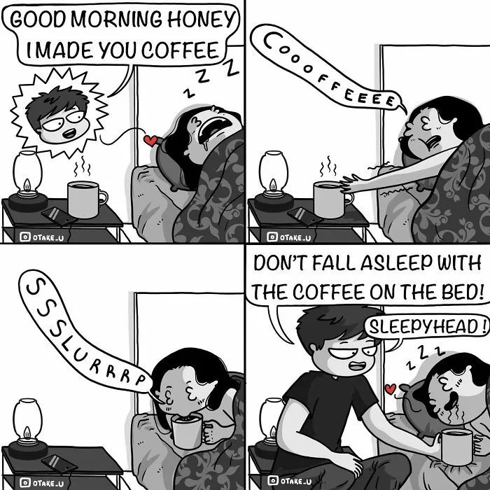 22 Comics That Prove Love Is Equal Parts Sweet And Totally Ridiculous By This Artist