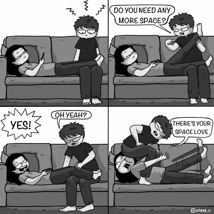 22 Comics That Prove Love Is Equal Parts Sweet And Totally Ridiculous By This Artist