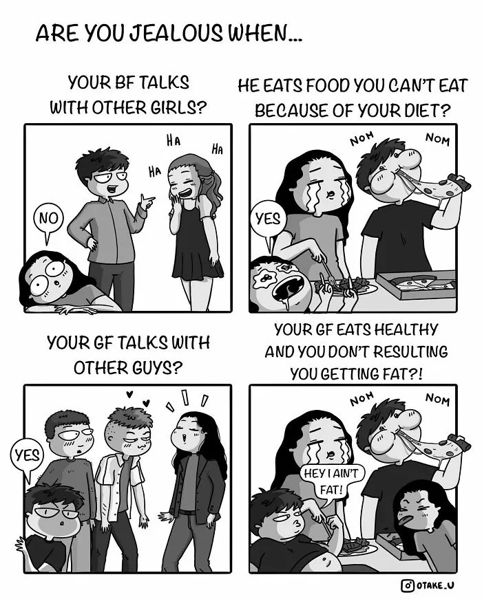 22 Comics That Prove Love Is Equal Parts Sweet And Totally Ridiculous By This Artist