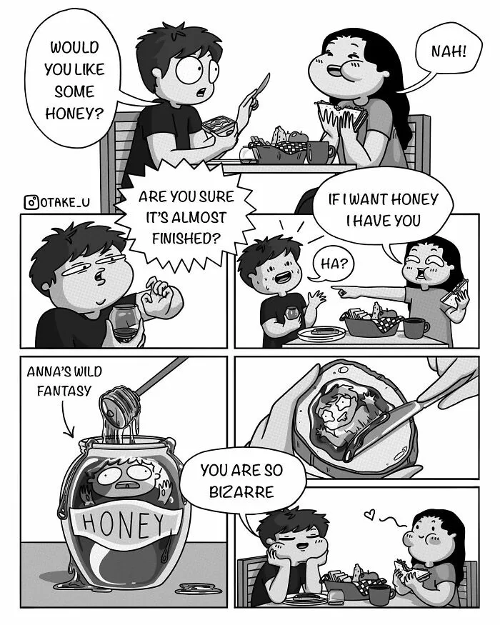 22 Comics That Prove Love Is Equal Parts Sweet And Totally Ridiculous By This Artist