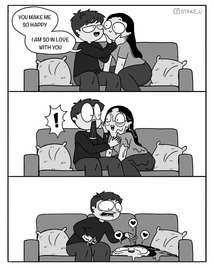 22 Comics That Prove Love Is Equal Parts Sweet And Totally Ridiculous By This Artist