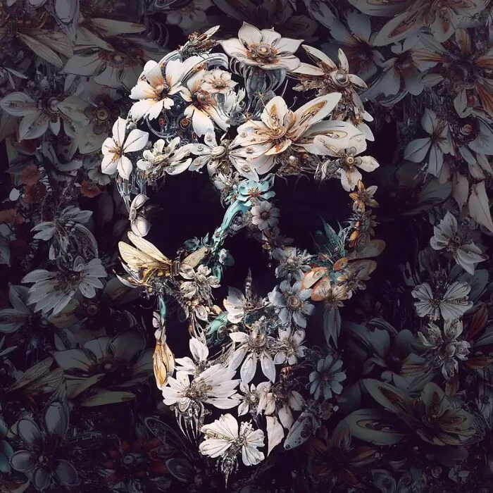 This Artist Brings A Fresh, Modern Twist To The Timeless Skull Symbol (25 Pics)
