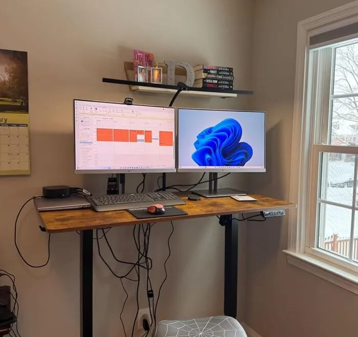 <a style="display:inline;" href="https://www.amazon.com/ErGear-Adjustable-Electric-Standing-Computer/dp/B0B41Z34M7?ie=UTF8&th=1&linkCode=ll1&tag=bpdeer-20&linkId=154e9659009ff5efbddc413f6ff1f959&language=en_US&ref_=as_li_ss_tl " target="_blank"> "<span Style="Font:inherit;color:#d74b1f;">Desk </Span> facing windows (or next to) to get natural light" - <span Style="Font:inherit;color:#808080"> SF-guy83 </Span>