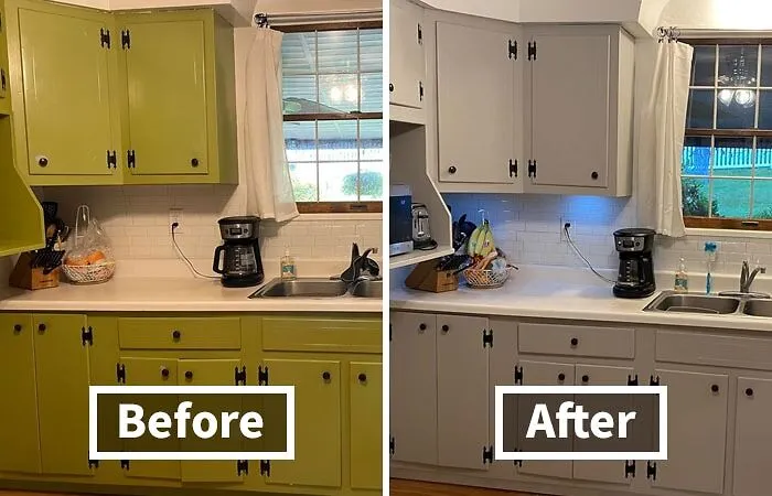 From Basic To Blingin', Transform Your Kitchen With A <a Style="Display:inline;" Href="Https://Www.amazon.com/Nuvo-Titanium-Infusion-Cabinet-Makeover/Dp/B00bipij1i?ie=utf8&th=1&linkcode=ll1&tag=bpstarfish-20&linkid=84d48e0acbb81edd1f354c261087019d&language=en_us&ref_=as_li_ss_tl" Target="_blank"><span Style="Font: Inherit; Color: #d74b1f;"> Cabinet Makeover Kit</Span> That's Like A Facelift For Your Furniture