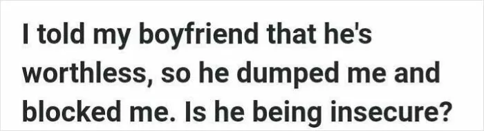 Is This Insecurity?