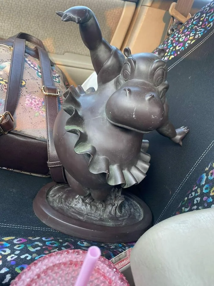 I Was Always Wondering Whats With The House Hippo Trend? Until I Spotted Hyacinth On The Thrift Store Shelf Being Her Absolute Cute And Fabulous Self