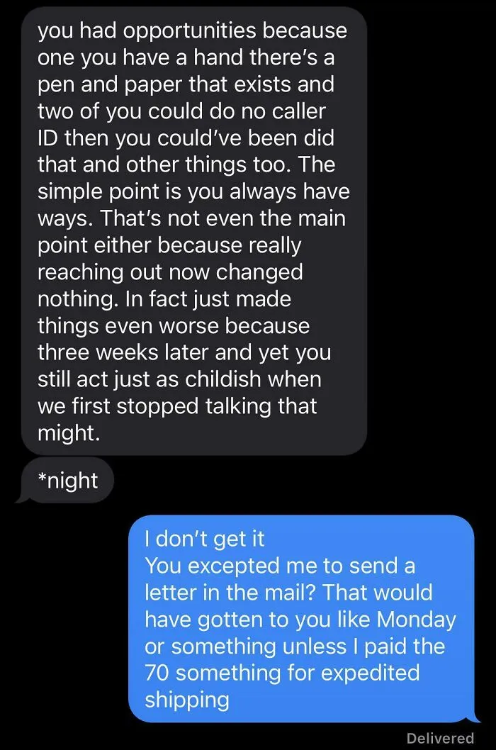 She Blocked Me On Everything But Expects A Letter?