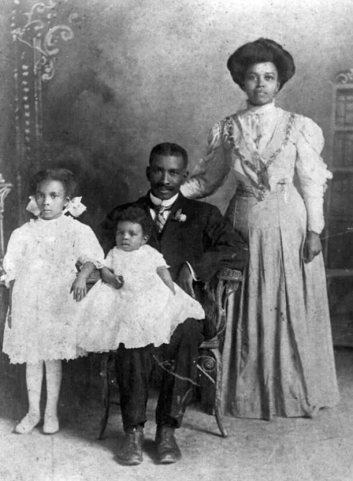Portrait Of A Family In Gainesville, Florida, Early 1900s