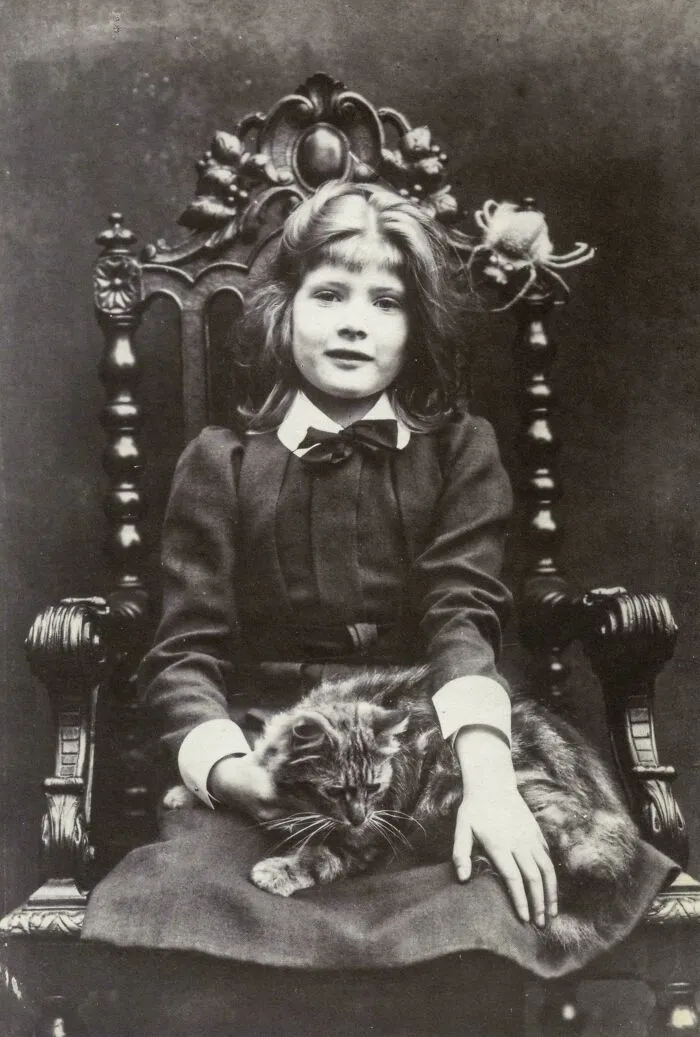 Holly And Her Cat, 1902