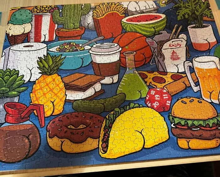 A Cheeky Challenge Awaits - Get Ready To Crack Your Friends Up (And The Code) With The <a Style="Display:inline;" Href="Https://Www.amazon.com/Ceaco-Brian-Things-Jigsaw-Puzzle/Dp/B0btztv8gs?ie=utf8&linkcode=ll1&tag=bptiger-20&linkid=5c9d3954b508a1cf2737ad7da3981e7f&language=en_us&ref_=as_li_ss_tl" Target="_blank"><span Style="Font: Inherit; Color: #d74b1f;"> "Butts On Things" Puzzle </Span>, Where Derrière Meets Déjà Vu