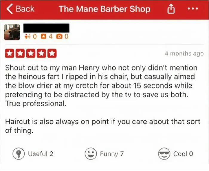 Favourite Barber Shop Review Ever