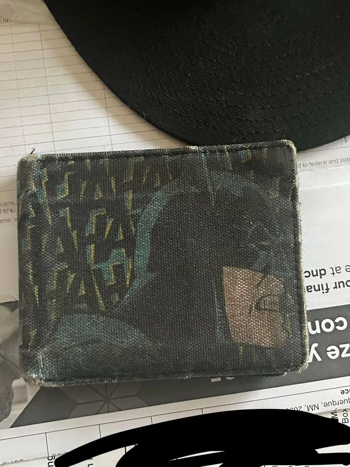 I Gave My Dad This Batman Wallet 10 Years Ago, I Was Like 4 Or 5 Years Old And I Got It In Preschool. He Uses It To This Day