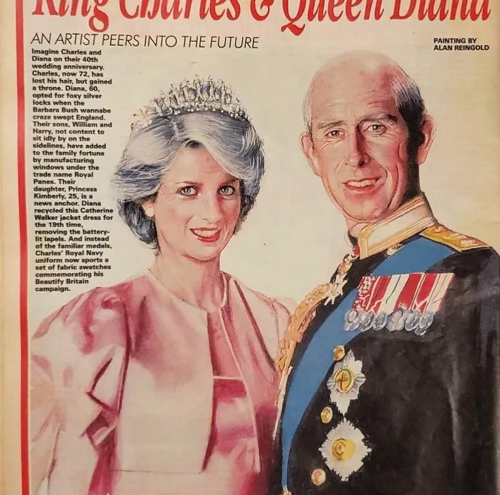El Rey Carlos y la Reina Diana - Bueno, éste se lleva la palma