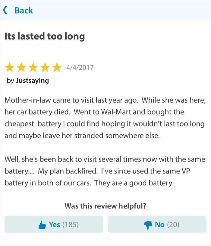 I Saw This Review While Searching For A Cheap Car Battery
