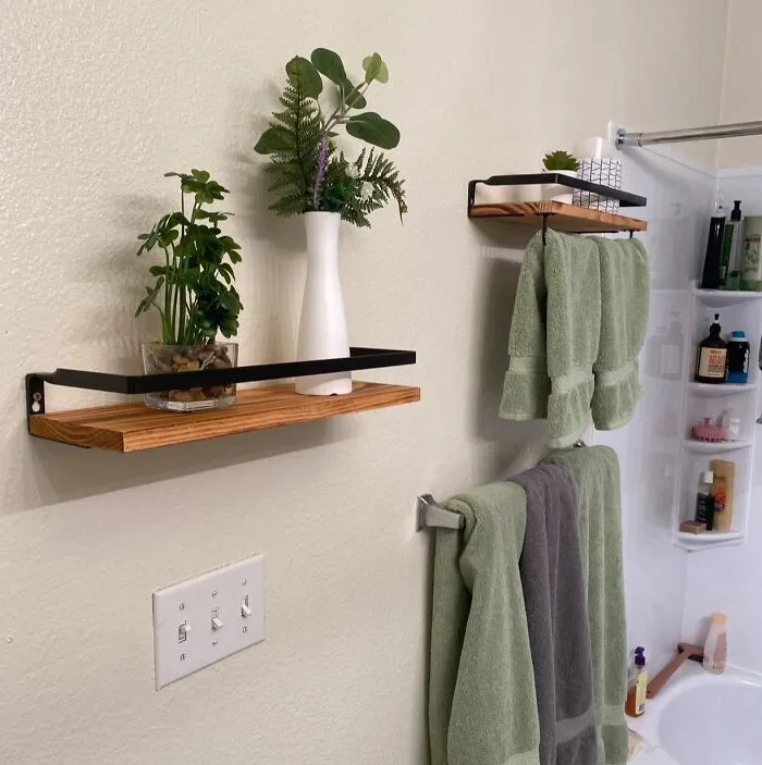Rustic Charm Meets Modern Function With These <a Style="Display:inline;" Href="Https://Www.amazon.com/Soduku-Floating-Shelves-Bathroom-Carbonized/Dp/B09tsbp3jg?ie=utf8&th=1&linkcode=ll1&tag=bphorse-20&linkid=f7813132f574237e142bd4090c9eeb31&language=en_us&ref_=as_li_ss_tl" Target="_blank"><span Style="Font: Inherit; Color: #d74b1f;"> Farmhouse Floating Shelves </Span>, A Stylish Storage Solution For Adding Country Chic To Your Home
