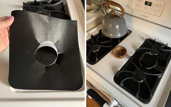Splat, Splatter, No More Stress - These <a Style="Display:inline;" Href="Https://Www.amazon.com/Burner-Protectors-Thickness-Reusable-Non-Stick/Dp/B07g78899p?ie=utf8&th=1&linkcode=ll1&tag=bphorse-20&linkid=bf15355f1569d7f8346883f6b961cb3d&language=en_us&ref_=as_li_ss_tl" Target="_blank"><span Style="Font: Inherit; Color: #d74b1f;"> Easy To Clean Gas Stove Covers </Span> Catch The Mess So You Don't Have To, Making Post-Dinner Cleanup A Breeze