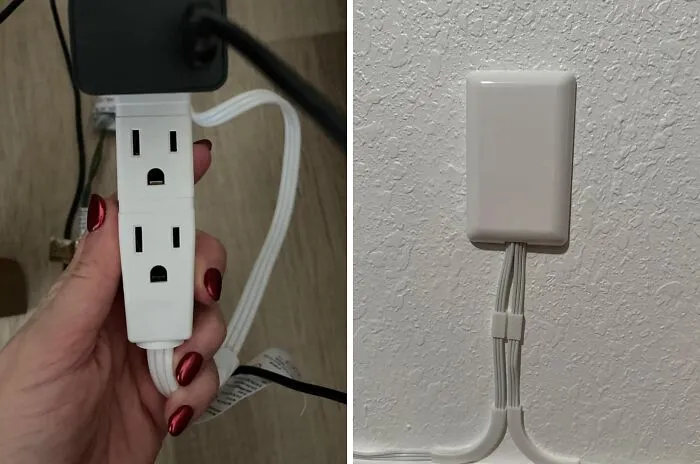 Tame The Cord Chaos With This <a Style="Display:inline;" Href="Https://Www.amazon.com/Socket-Ultra-Thin-Electrical-Oversized-Certified/Dp/B07s8dz1t5?ie=utf8&th=1&linkcode=ll1&tag=bphorse-20&linkid=5d67b84f4ad784df2d8c1dfd8ac27b26&language=en_us&ref_=as_li_ss_tl" Target="_blank"><span Style="Font: Inherit; Color: #d74b1f;"> Outlet Concealer And Extender </Span>, A Clever Solution For Hiding Unsightly Outlets And Keeping Your Space Organized