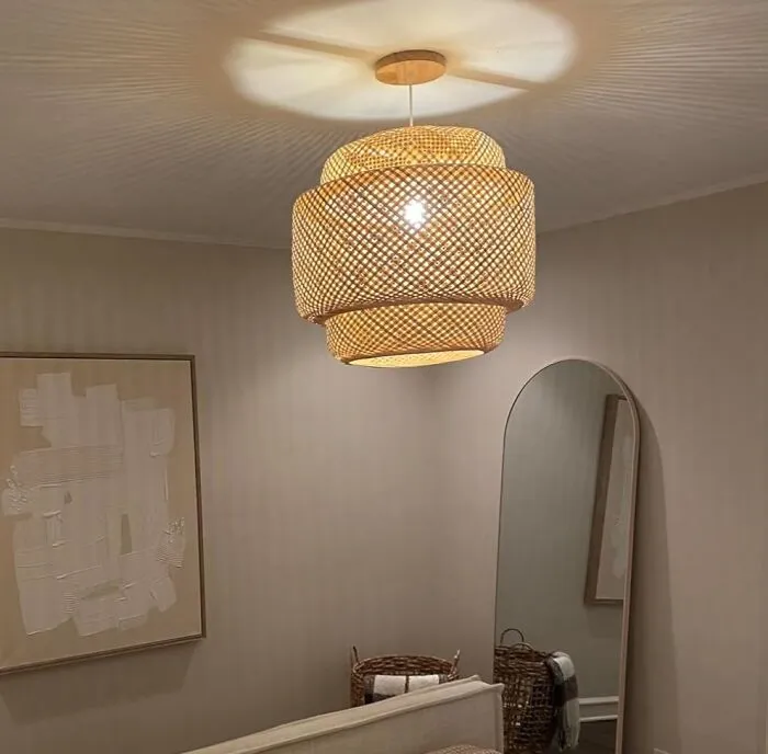 Add A Touch Of Tropical Chic To Your Lighting With This <a Style="Display:inline;" Href="Https://Www.amazon.com/Danggeoi-Hand-Woven-Handwoven-Chandeliers-Farmhouse/Dp/B097f7zwb4?ie=utf8&th=1&linkcode=ll1&tag=bphorse-20&linkid=14b37ec5e27df241322a8d294a76d1df&language=en_us&ref_=as_li_ss_tl" Target="_blank"><span Style="Font: Inherit; Color: #d74b1f;"> Rattan Hanging Light Cover </Span>, A Natural And Earthy Upgrade For Any Room