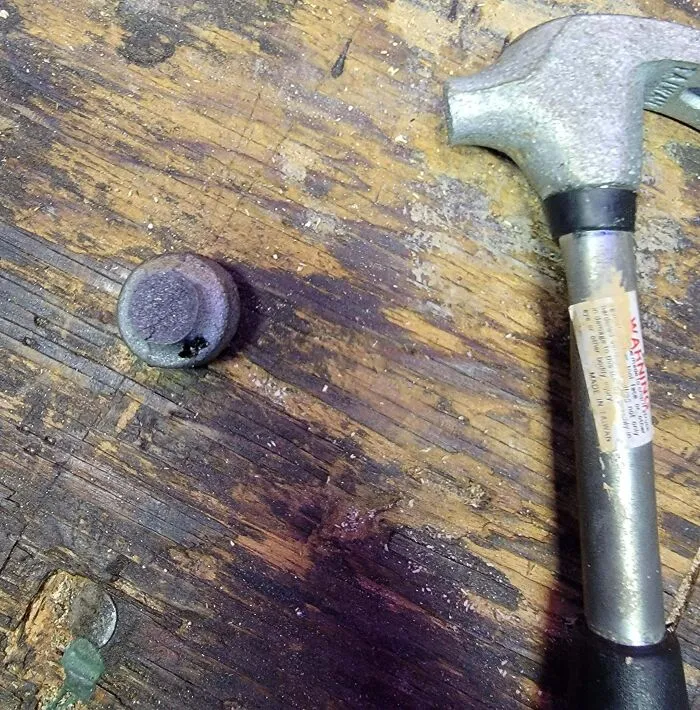 My Hammer Broke When I Hit A Nail On Workbench Trim