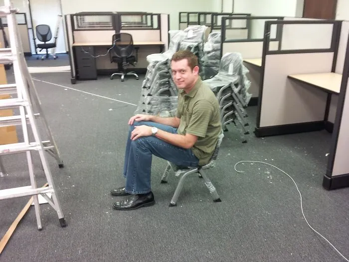 My Boss Ordered Chairs For The Break Room Last Year. He Too Did Not Get What He Expected