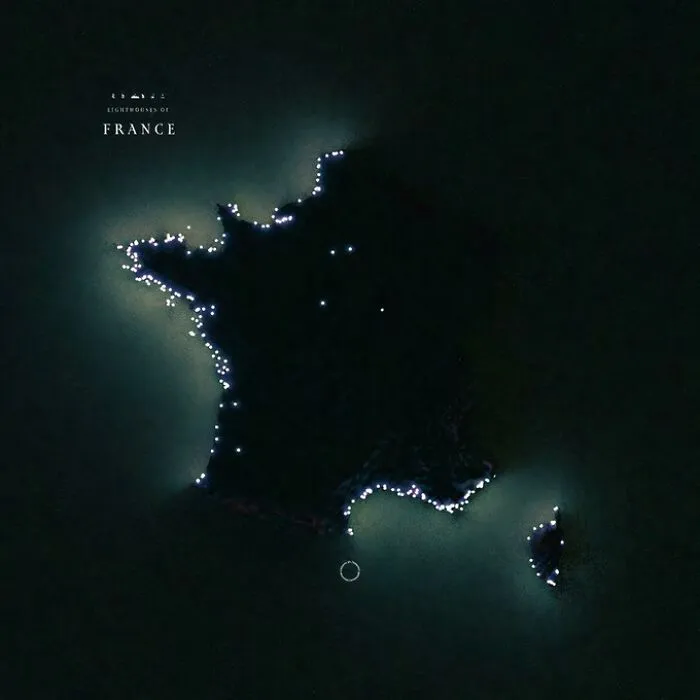 A Lighthouse Map Of France