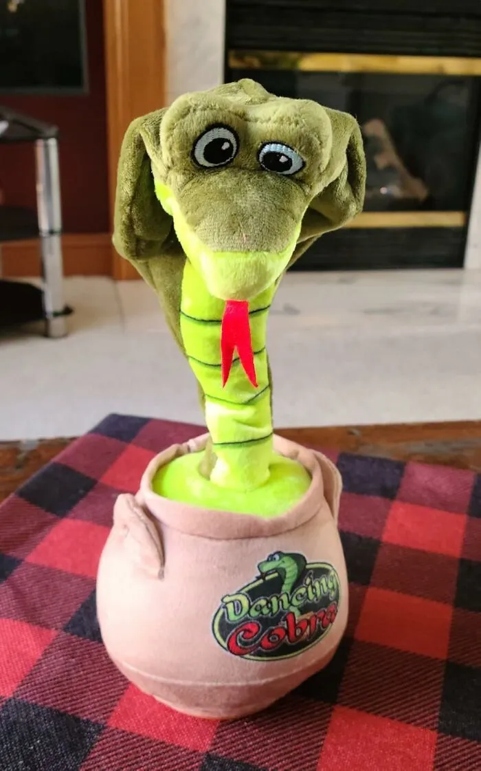 Ssssso You Want To Get This Party Started? - Get Ready To Sway To The Beat With This <a Style="Display:inline;" Href="Https://Www.amazon.com/Gagster-Dancing-Pickle-Yodeling-Hysterically/Dp/B09ymfxdcj?ie=utf8&th=1&linkcode=ll1&tag=bptiger-20&linkid=4884f2824c49d1599868a0d9096310e0&language=en_us&ref_=as_li_ss_tl" Target="_blank"><span Style="Font: Inherit; Color: #d74b1f;"> Dancing Cobra </Span>, The Sassy Snake That Slithers, Sways, And Mocks Your Every Word