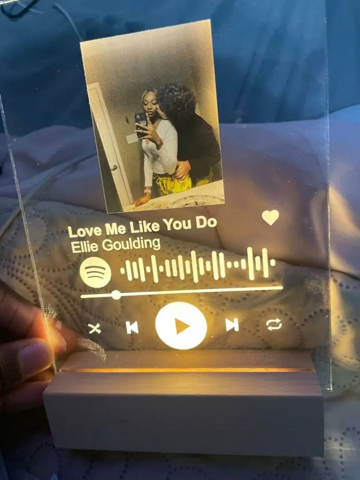 Tell Your Boo You Care (Or At Least That You Have Decent Taste In Music) With A <a Style="Display:inline;" Href=" Https://Www.amazon.com/Egd-Christmas-Customizable-Girlfriend-Multi-Size/Dp/B08lqqj9p8?ie=utf8&th=1&linkcode=ll1&tag=bpcheetah-20&linkid=8627e4a969578b257eba0d4ae09fe700&language=en_us&ref_=as_li_ss_tl" Target="_blank"><span Style="Font: Inherit; Color: #d74b1f;"> Custom Spotify Plaque </Span>