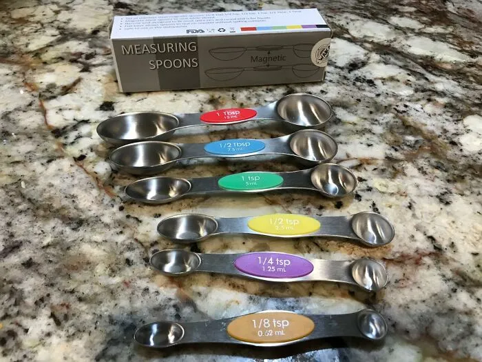 Spoon Goals Alert! Keep Your Measurements On Point And Your Drawers Organized With The <a Style="Display:inline;" Href="Https://Www.amazon.com/Measuring-Measurement-Ingredients-Multifunctional-Tablespoon/Dp/B07f36twdt?ie=utf8&th=1&linkcode=ll1&tag=bpgrape-20&linkid=08955d71528a4b9f75f2c2c84441c487&language=en_us&ref_=as_li_ss_tl" Target="_blank"><span Style="Font: Inherit; Color: #d74b1f;"> Magnetic Matchmade Measuring Spoons </Span>