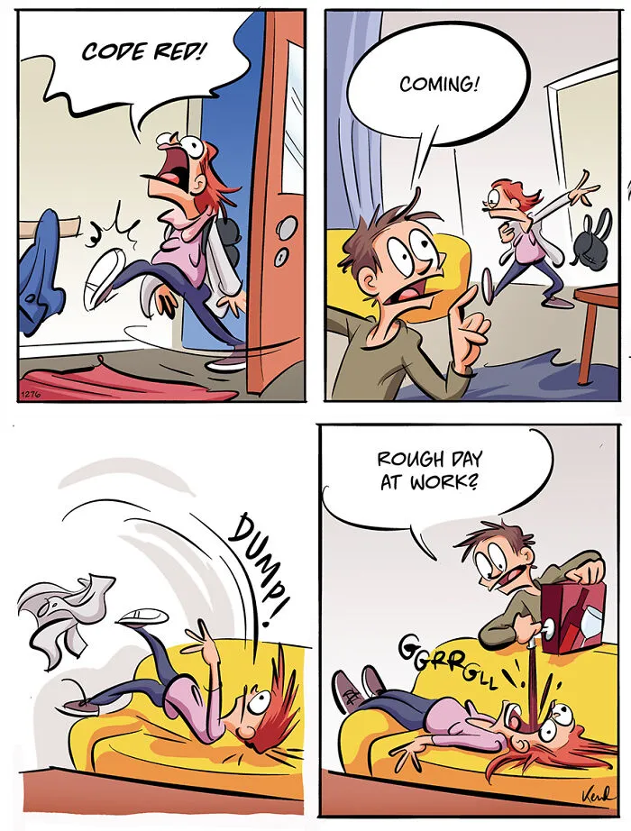 29 Humorous Comics Featuring The Chaotic Adventures Of Two Besties, By Kenneth Larsen