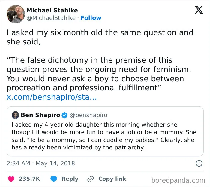 "Victimized By The Patriarchy"
