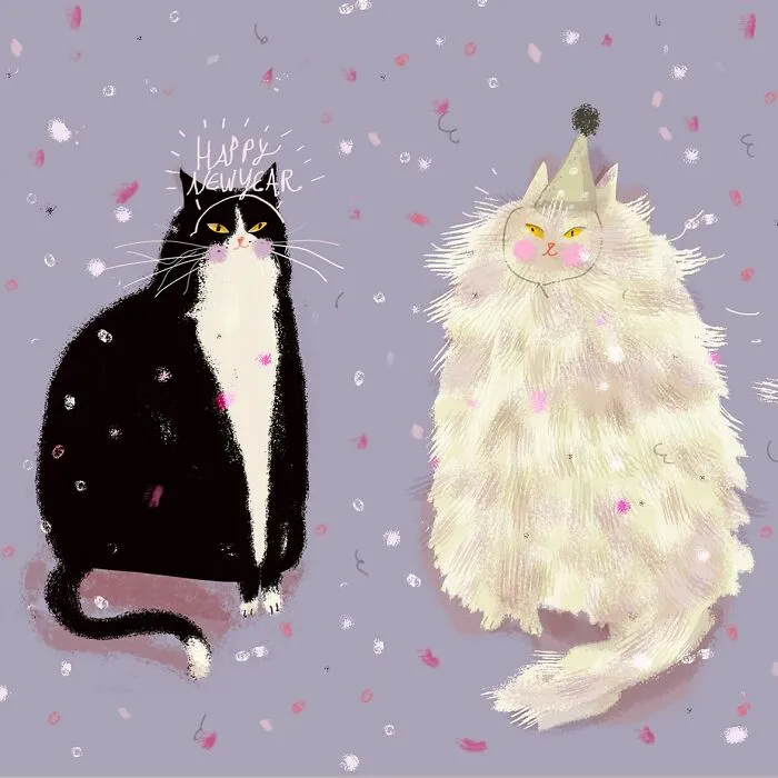 30 Whimsical Illustrations That Focus On Cats And Everyday Life, By Jamie Shelman
