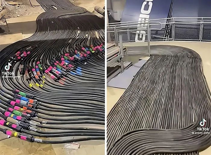 The Organization Of The Cabling At A Rammstein Concert