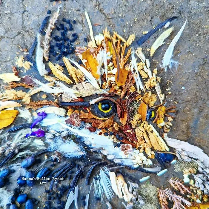 This Artist Works In Nature And Uses Only The Materials Available To Create Beautiful Artwork (43 Pics)