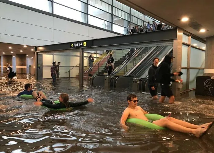 The Fourth Largest City Of Sweden, Uppsala, Is Currently Flooded. The Swedes Aren’t That Concerned