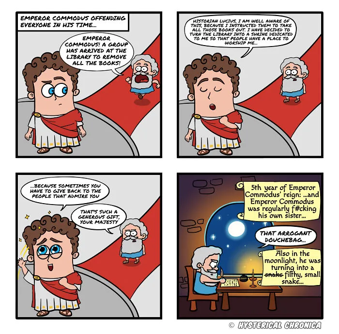 Emperor Commodus Offending Everyone In His Time