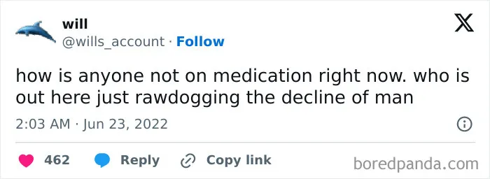 Thanks I Hate Rawdogging The Decline Of Man