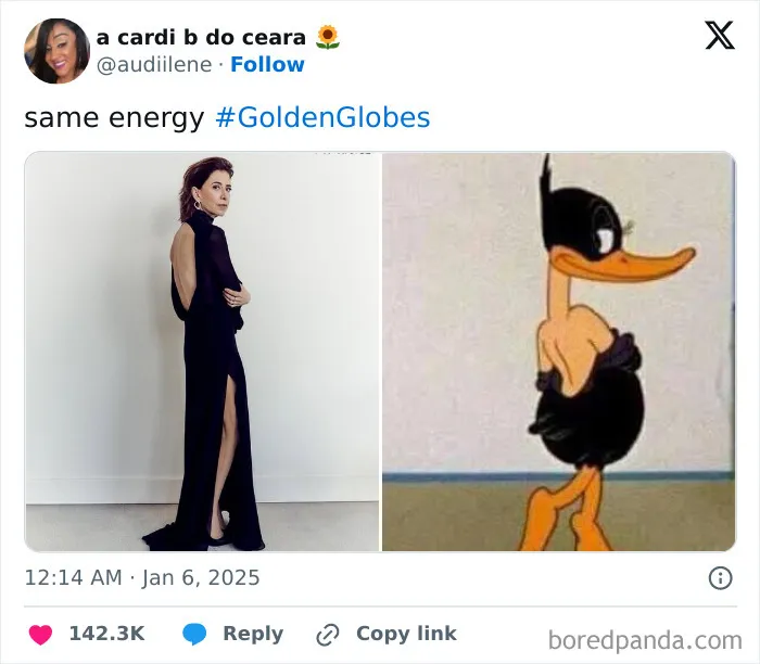 30 Hilarious Reactions People Shared After Watching The 2025 Golden Globes