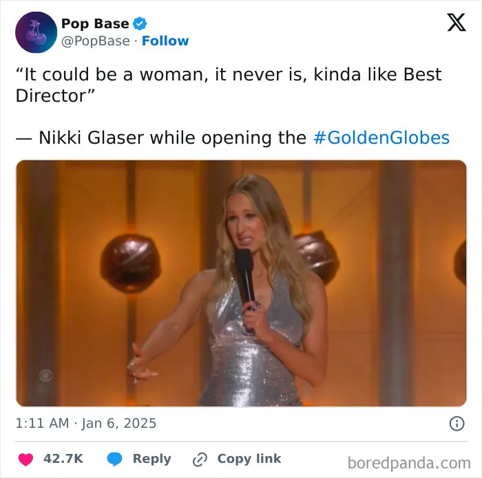 30 Hilarious Reactions People Shared After Watching The 2025 Golden Globes