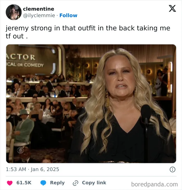 30 Hilarious Reactions People Shared After Watching The 2025 Golden Globes