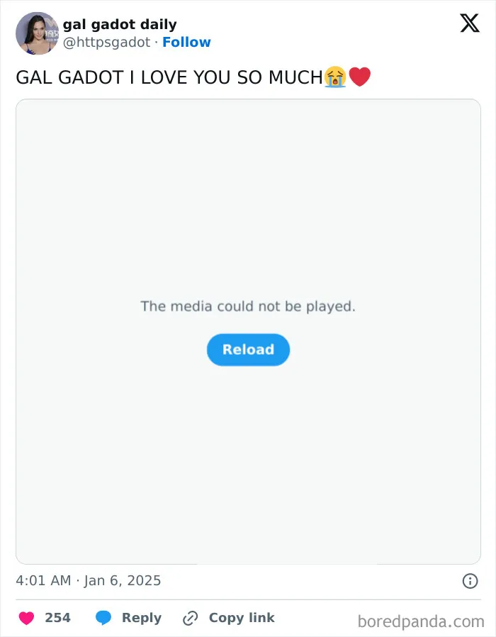 Gal Gadot's Blunder