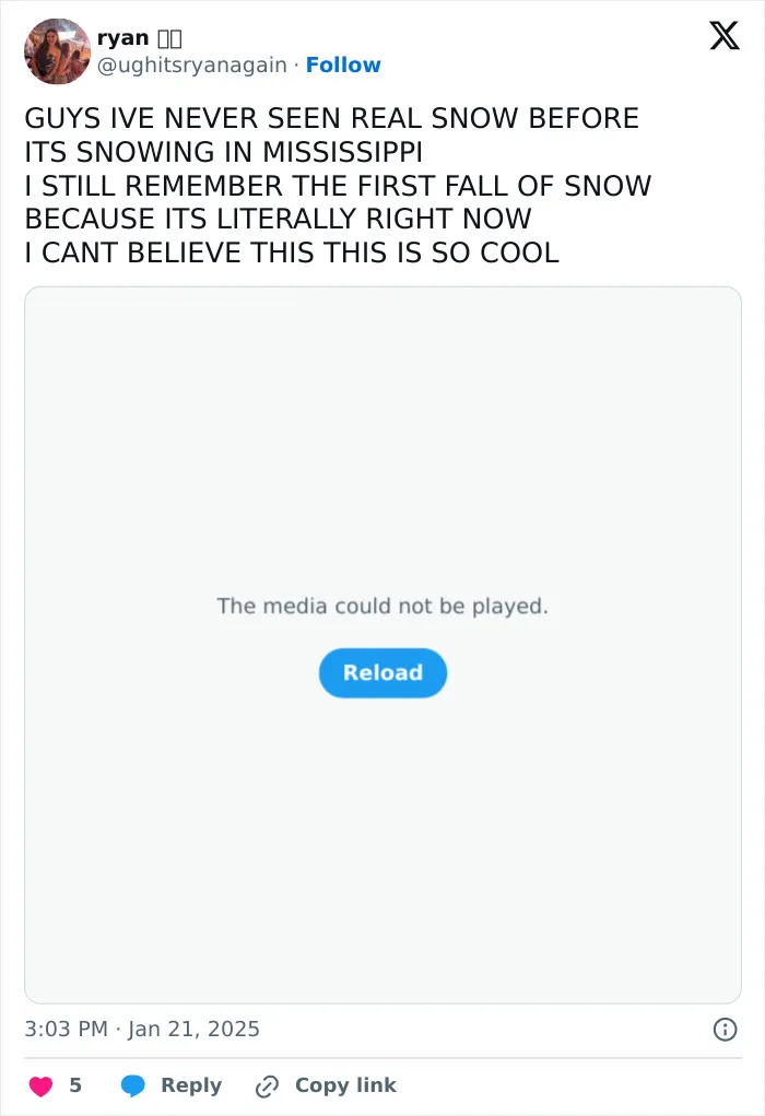 A First-Timer’s Reaction To Snow Warmed Hearts Everywhere