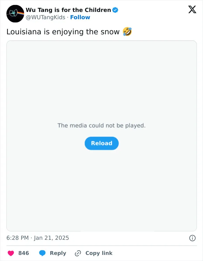 It Was SNOW Much Fun In Louisiana