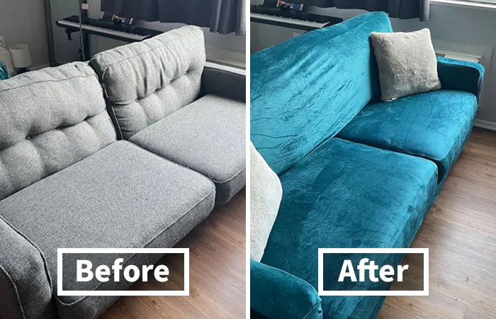 Your Grandma's Couch, But Make It Cool: Upgrade To Luxe Vibes With <a Style="Display:inline;" Href="Https://Www.amazon.com/Stretch-Cushion-Slipcovers-Furniture-Individual/Dp/B088zv1n15?ie=utf8&th=1&linkcode=ll1&tag=bpstarfish-20&linkid=cedf3f87d7bd83670dd9efbb59a68145&language=en_us&ref_=as_li_ss_tl" Target="_blank"><span Style="Font: Inherit; Color: #d74b1f;"> Velvet Couch Covers</Span> That Are So Extra, They're Actually Necessary